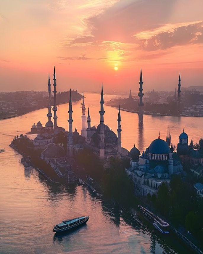Hagia Sophia and Bosphorus, Istanbul